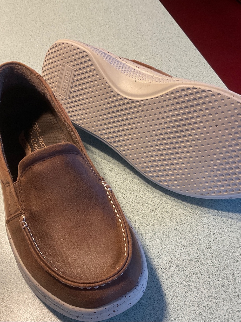 Skechers Women's Chestnut Brown Slip-On Loafers - Picture 3 of 4